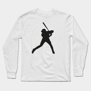 Baseball player in position Long Sleeve T-Shirt